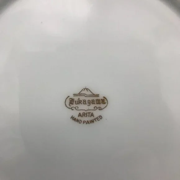 Fukagawa Arita Bread & Butter Plate 6 3/8" Japanese Maple Hand Painted Gold Trim - Picture 4 of 8